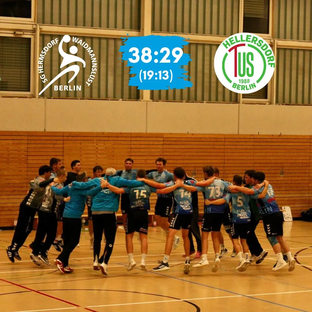 Foto vom Instapost zu Spielbericht 3. Pokalrunde Männer II gegen TuS Hellersdorf