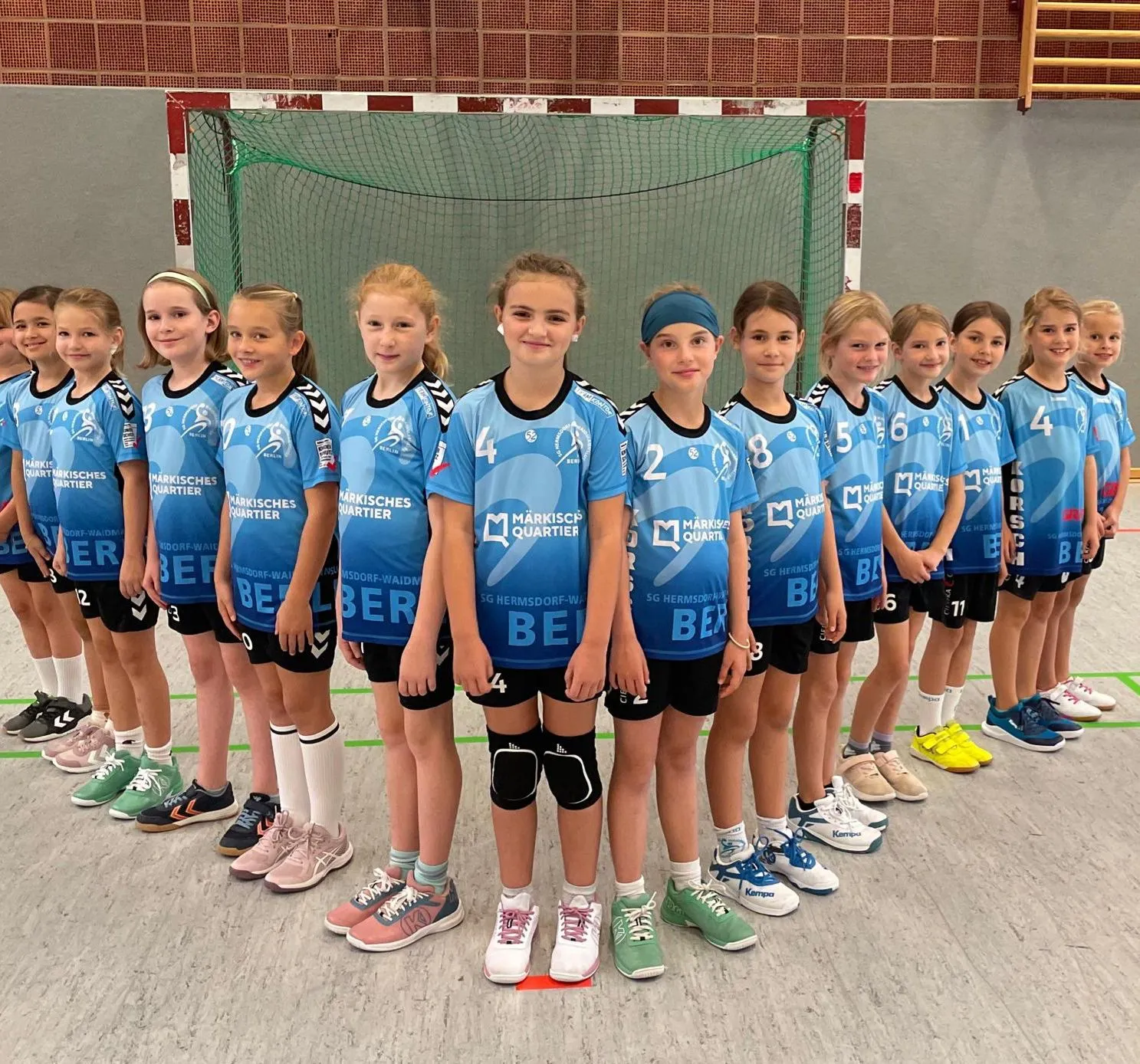 Teamfoto der weibliche E2