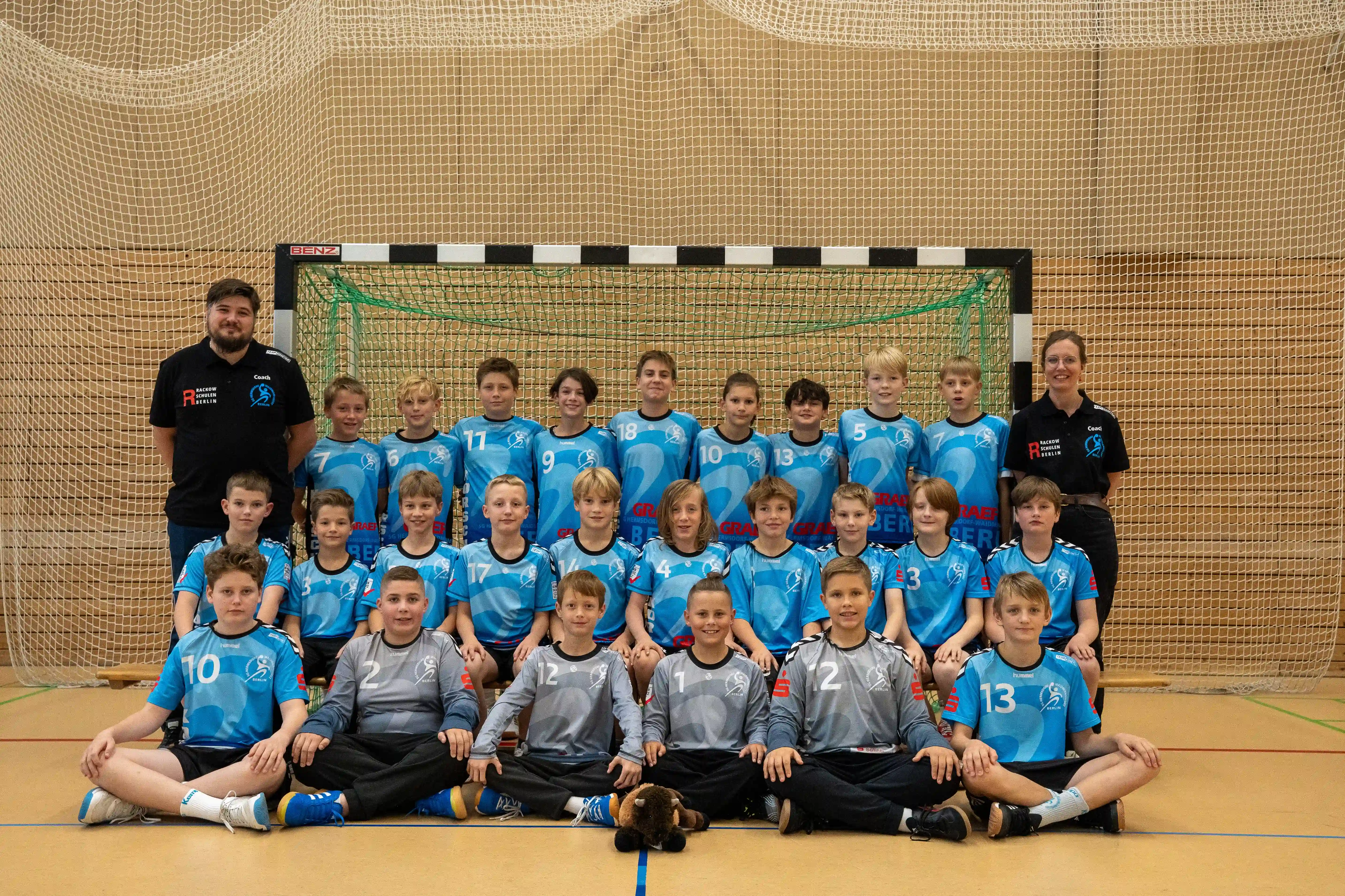 Teamfoto der männliche D2