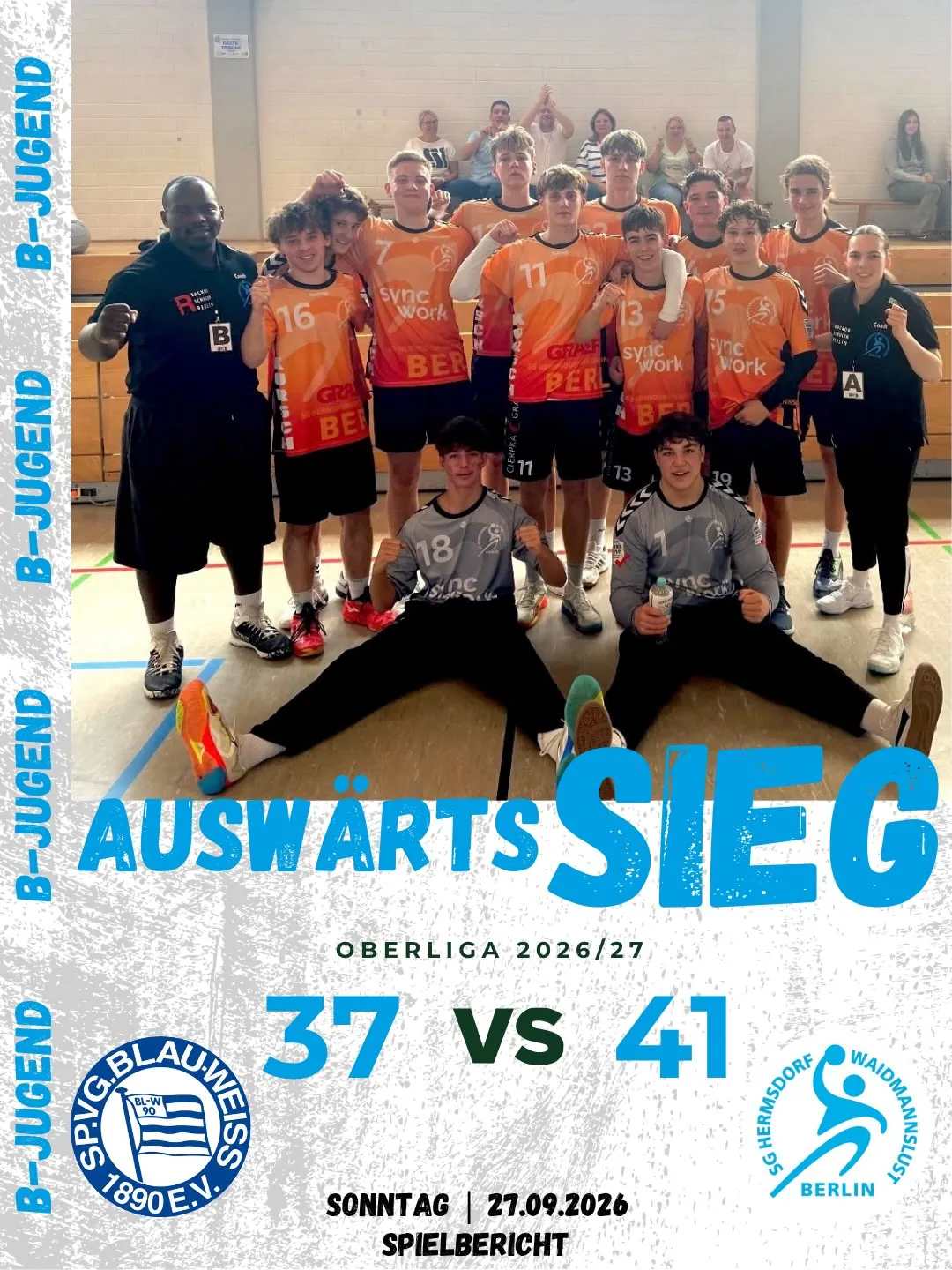 Foto 1 zum Beitrag ~ mB gewinnt zweites Spiel in Folge! 🔥 ~