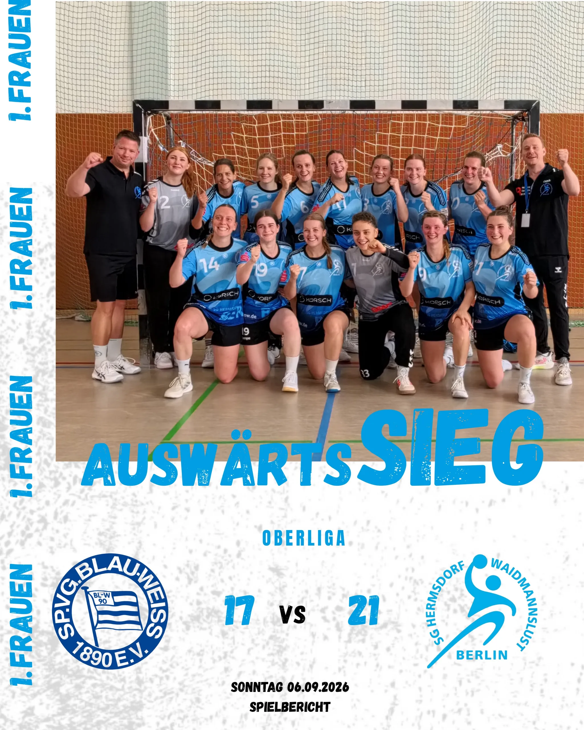 Foto 1 zum Beitrag Auftaktsieg der 1. Frauen 💙🤍