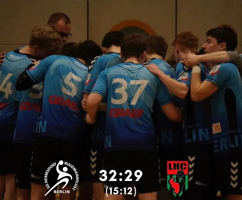 Foto 1 zum Beitrag Unsere mA bezwingt die Sportschüler des @lhc.cottbus.nachwuchs mit 32:29!