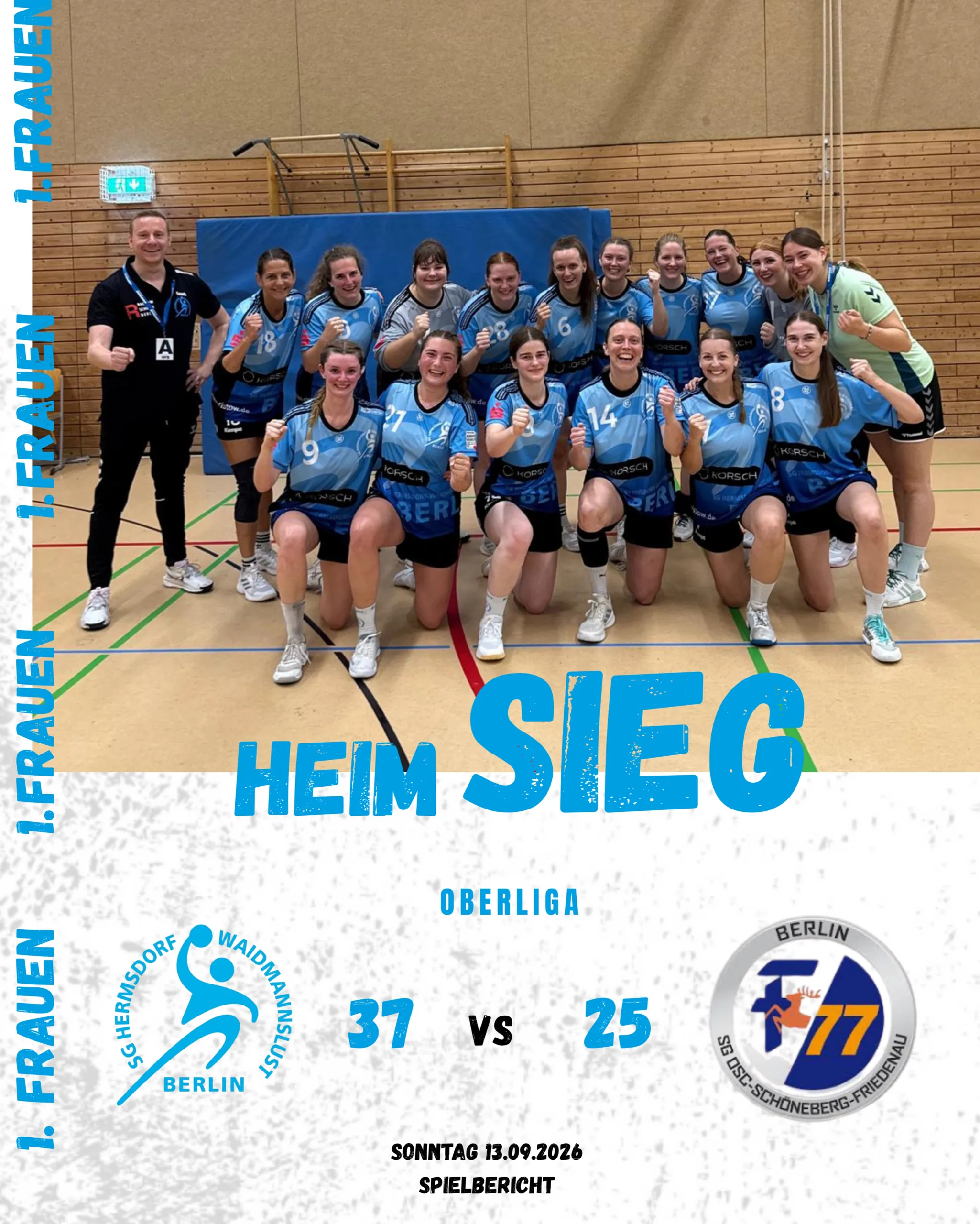 Foto 1 zum Beitrag 2. Sieg im ersten Heimspiel 💪