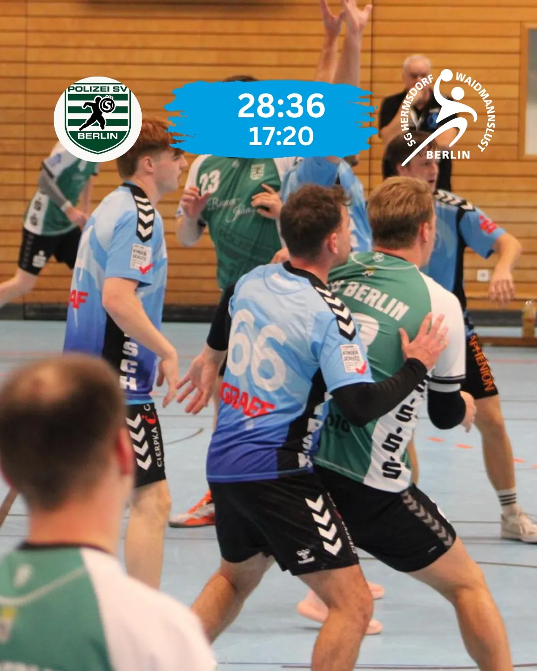 Foto 1 zum Beitrag Am Sonntag stand für unsere zweite Männermannschaft das Duell gegen den ebenfalls aufgestiegenen Pol