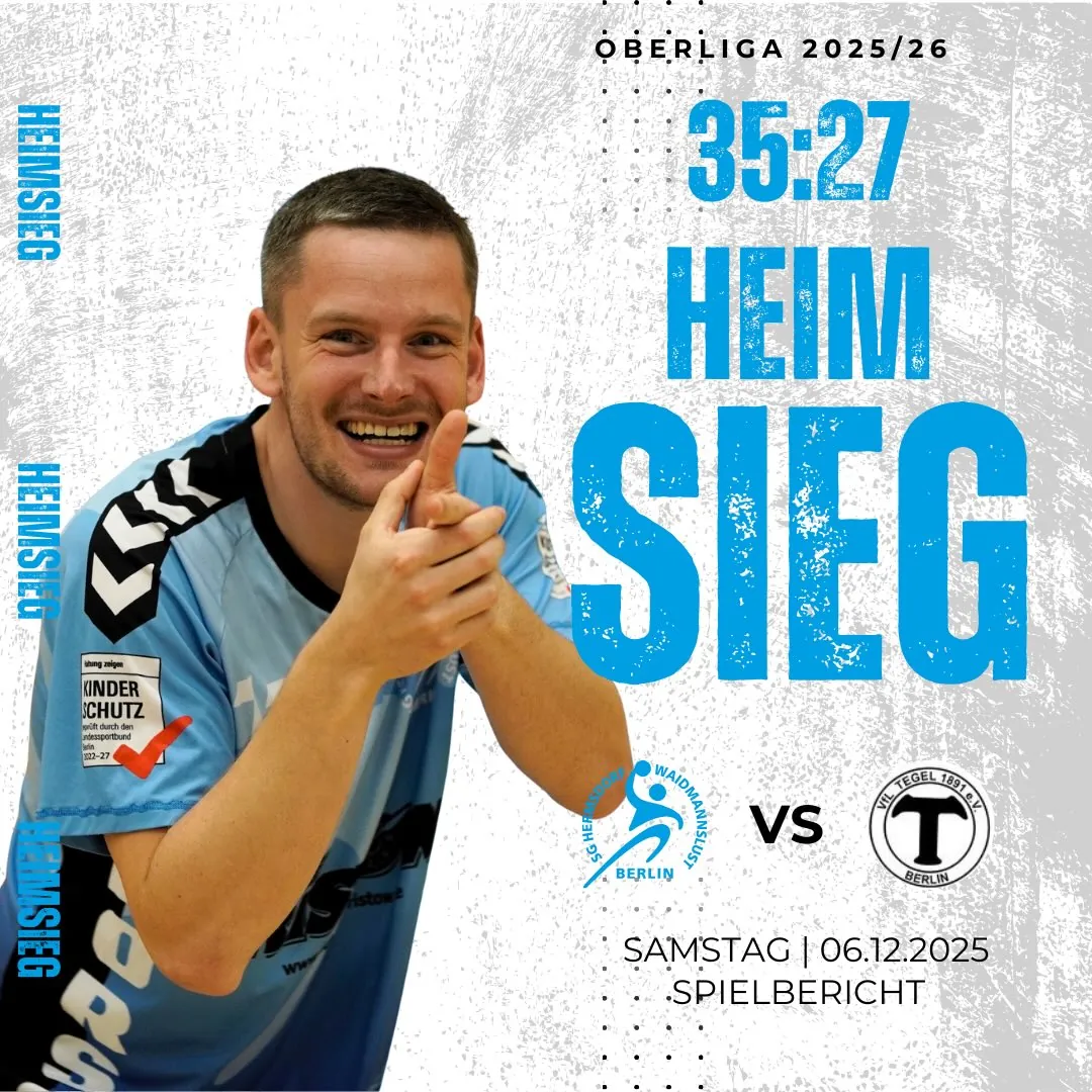Foto 1 zum Beitrag Am heutigen Spieltag hatten wir die Ehre, den VfL Tegel zum prickelnden Localderby in unserer Halle 