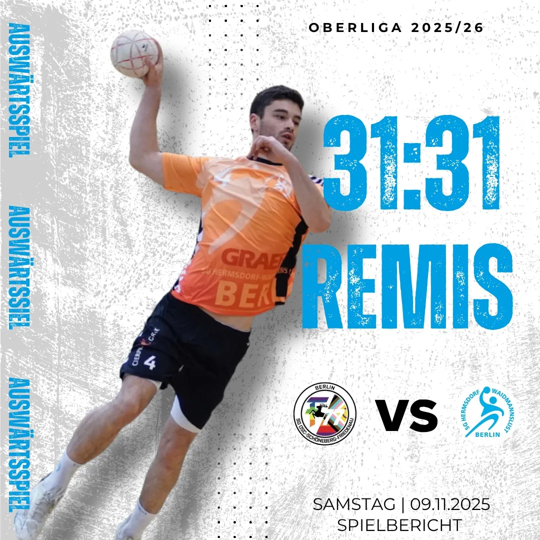 Foto 1 zum Beitrag Die 1. Männer erkämpften sich einen Punkt beim Auswärtsspiel gegen die SG OSF Berlin II – Endstand 3