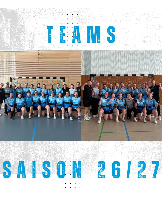 Vorschaubild: Unsere Frauen-Teams für die Saison 26/27 💙🤍