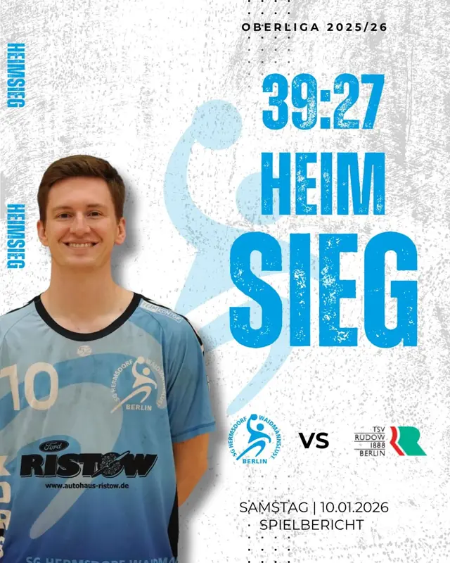 Vorschaubild: Oberliga 10.1.26 - SG Hermsdorf-Waidmannslust gegen TSV Rudow