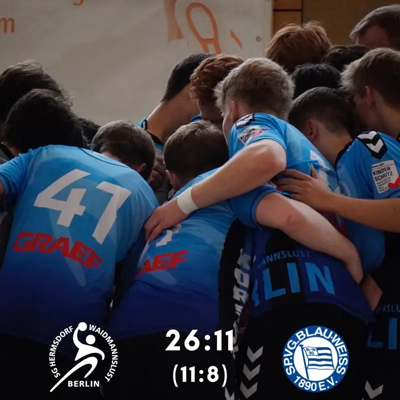 Vorschaubild: mA mit neuen Trikots zum START-ZIEL-SIEG - 26:11