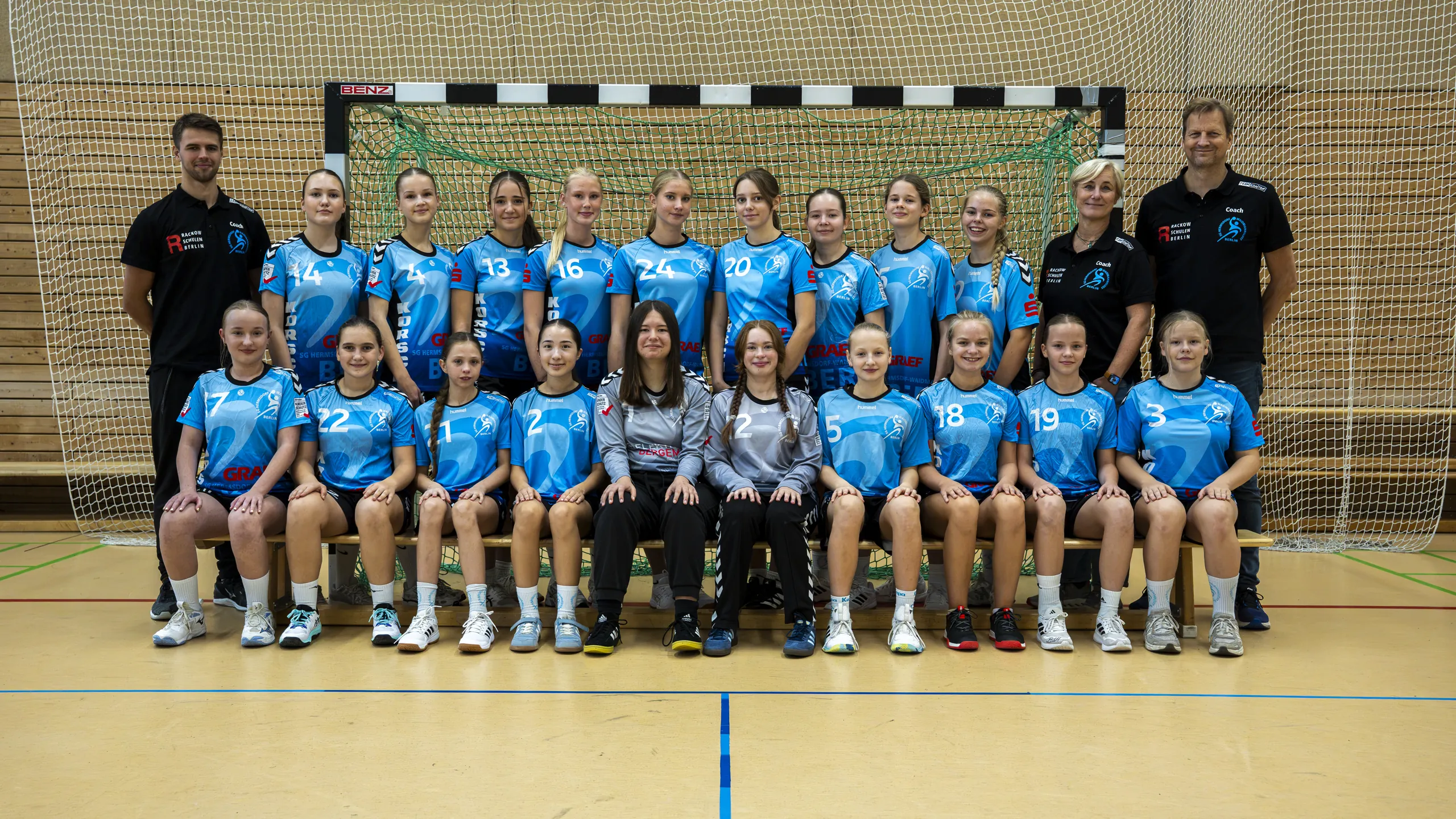 Teamfoto der weibliche C2